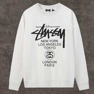 Stussy Men's White Long Sleeve